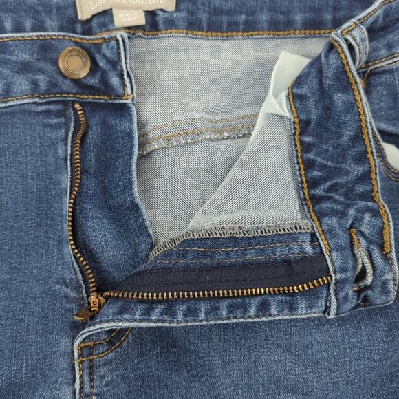 EUC Woman Within Blue Cotton Jeans Womens 24WP Petite Pockets - Picture 6 of 8